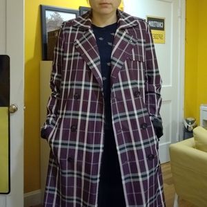 Asos trench in contrast check
